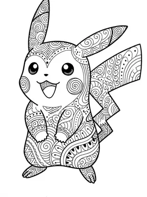 Pikachu Friend Coloring Page coloring pages