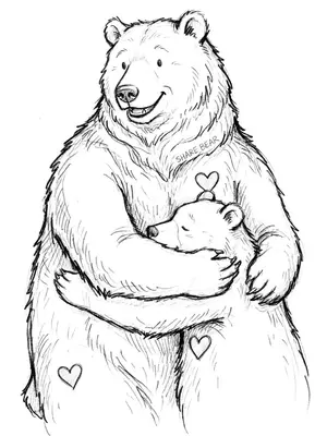 Share Bear Big Hug Coloring Page coloring pages