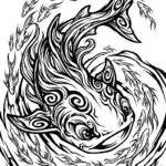 Whale Shark Friends Coloring Page