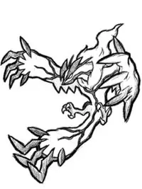 Yveltal’s Wings of Doom Coloring Page