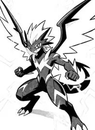 Zekrom in Flight Coloring Page
