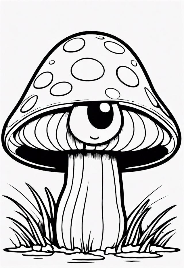Toadstool Buddy in the Forest