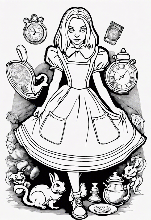 Alice in Wonderland’s Tea Time Adventure