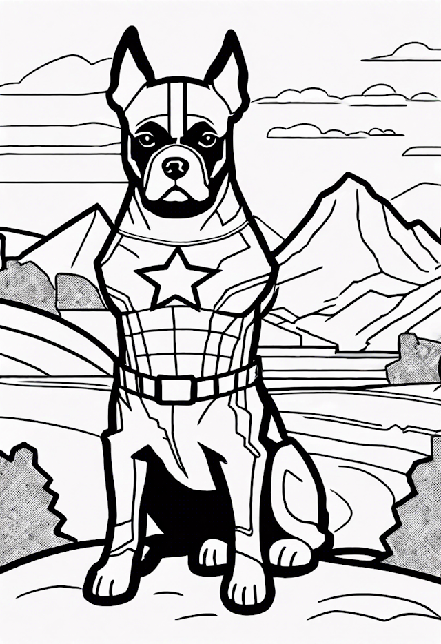 Captain America’s Loyal Canine Sentinel