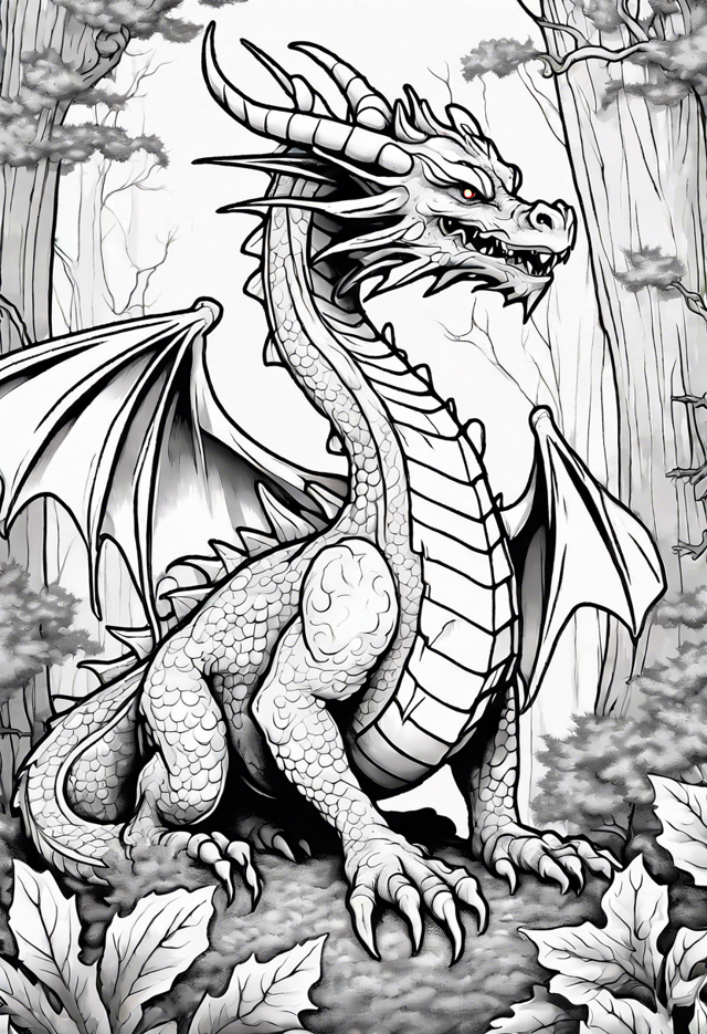 Dragon Coloring Pages Free Printable