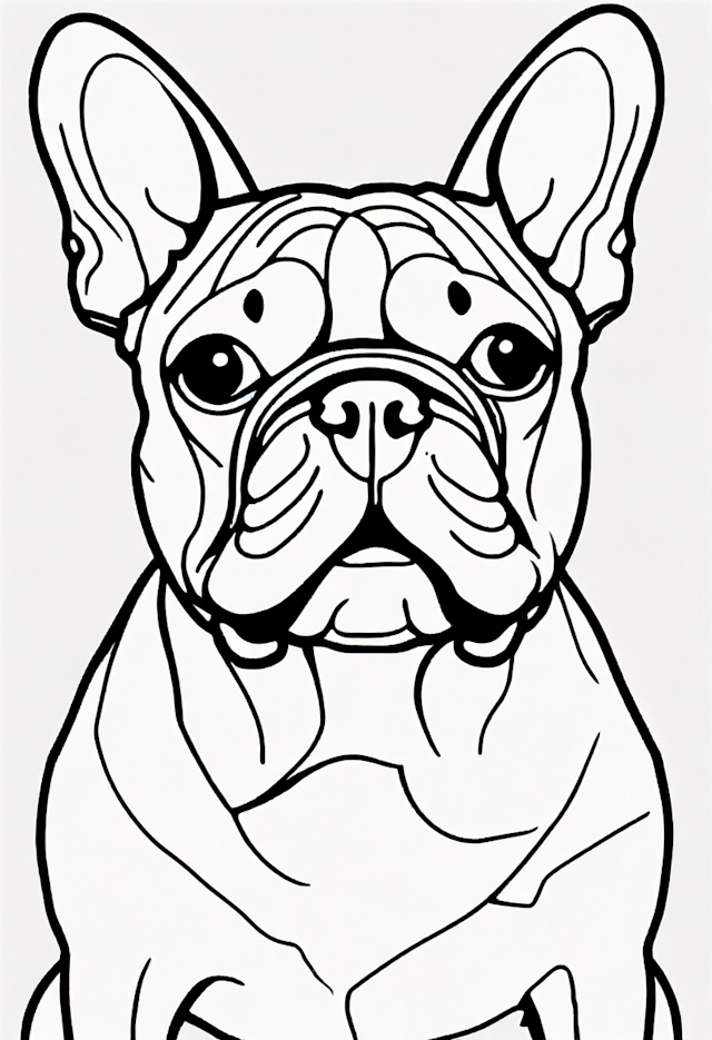 French Bulldog Coloring Fun