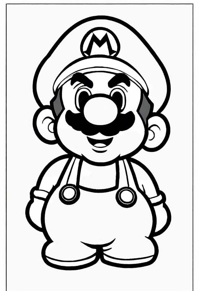 Mario the Plumber Coloring Fun