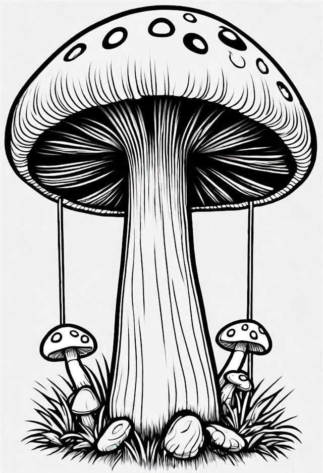 Mushroom Wonderland Swing