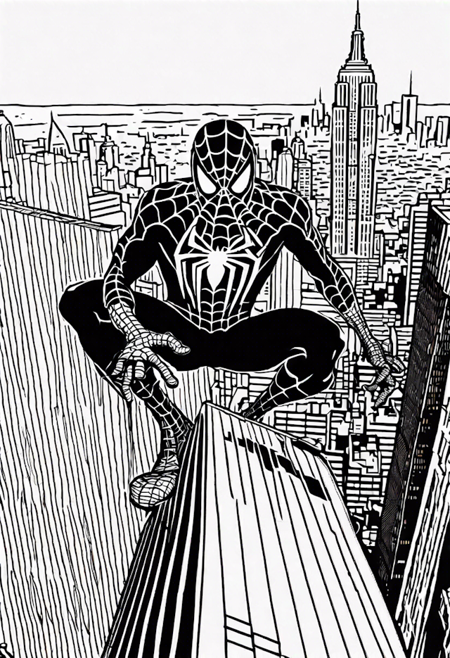 Spider-Man in the City Rooftops