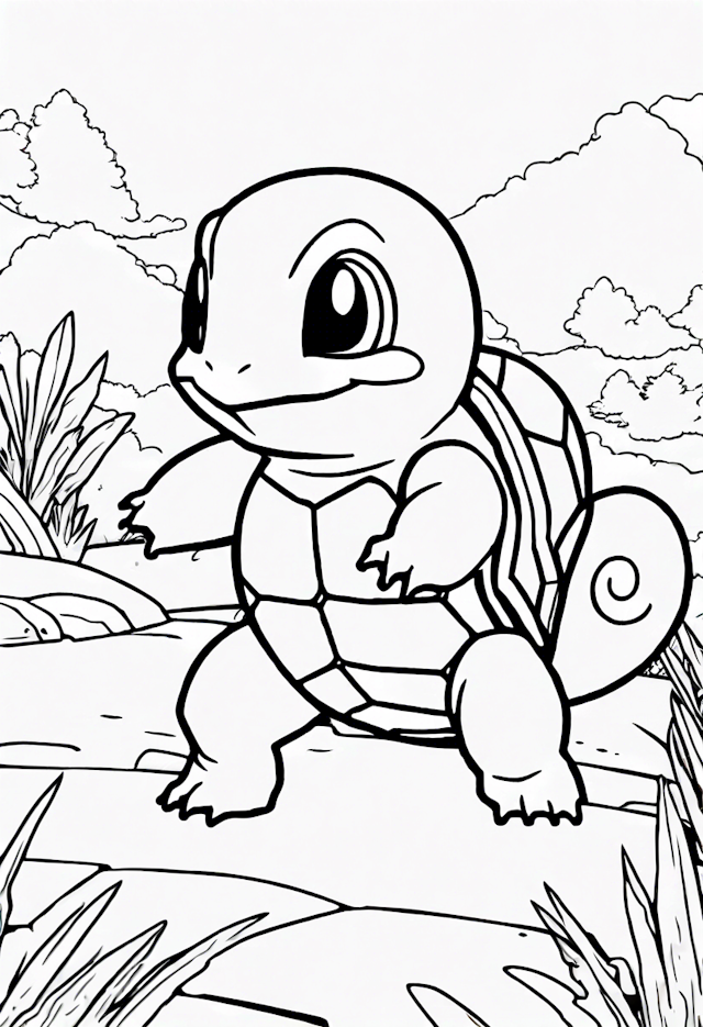 Squirtle’s Adventure in the Wild