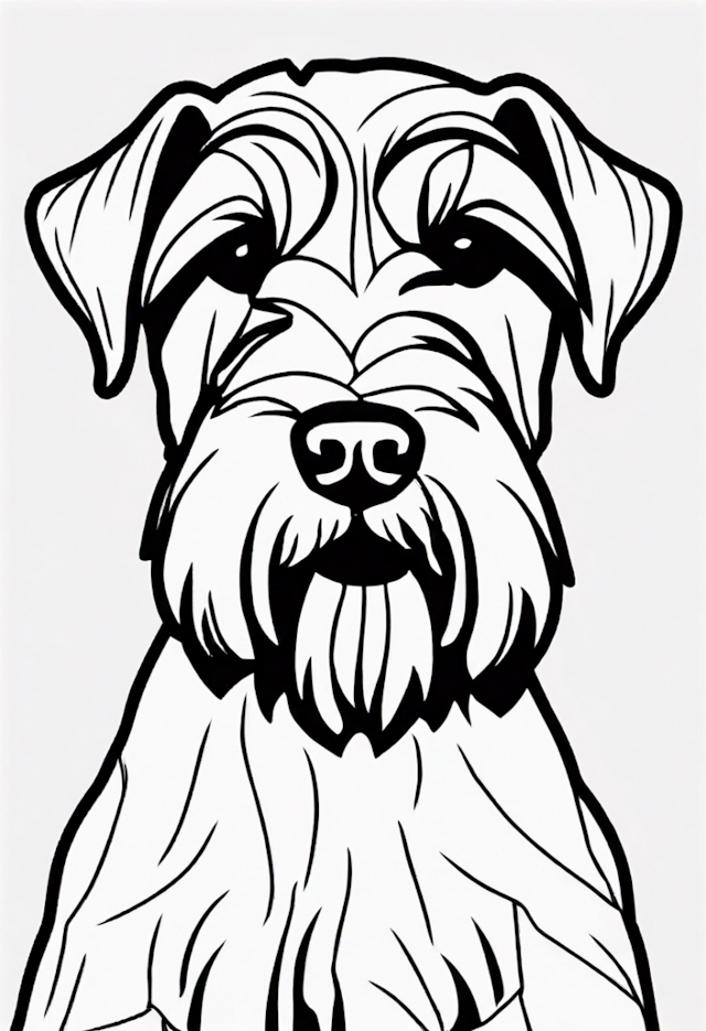 A coloring page of Dog Coloring Page Featuring Murphy
