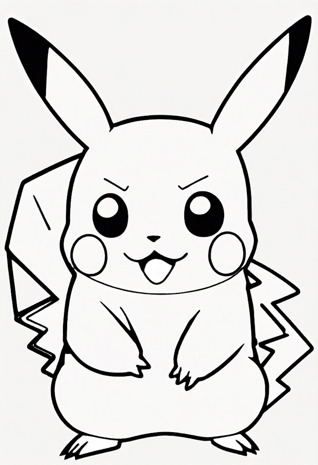 Pikachu’s Fun Coloring Adventure