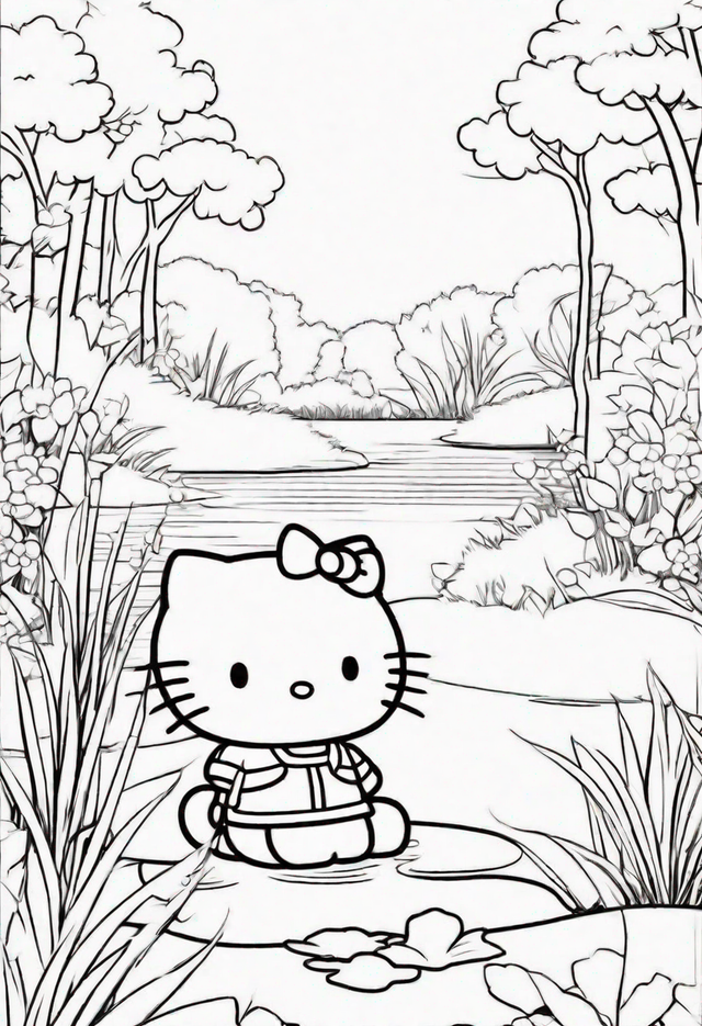 Unleash Your Creativity with Adorable Hello Kitty Coloring Pages