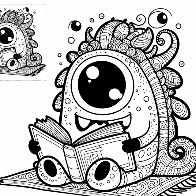 Bubbly the Monster’s Book Reading Adventure