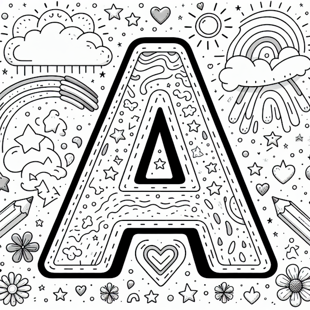 Colorful Adventures with the Letter A