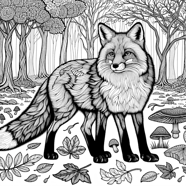 Fox in the Enchanted Forest