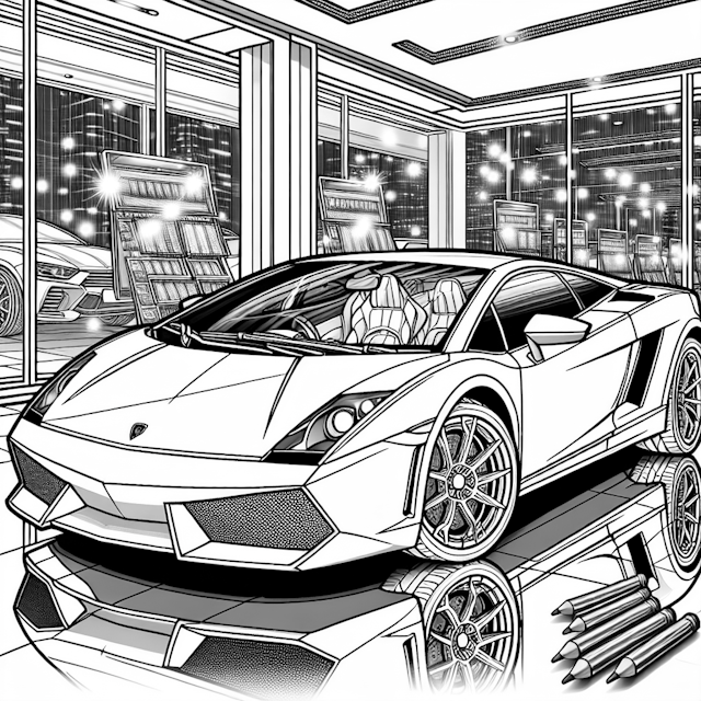 Lamborghini Showroom Bliss