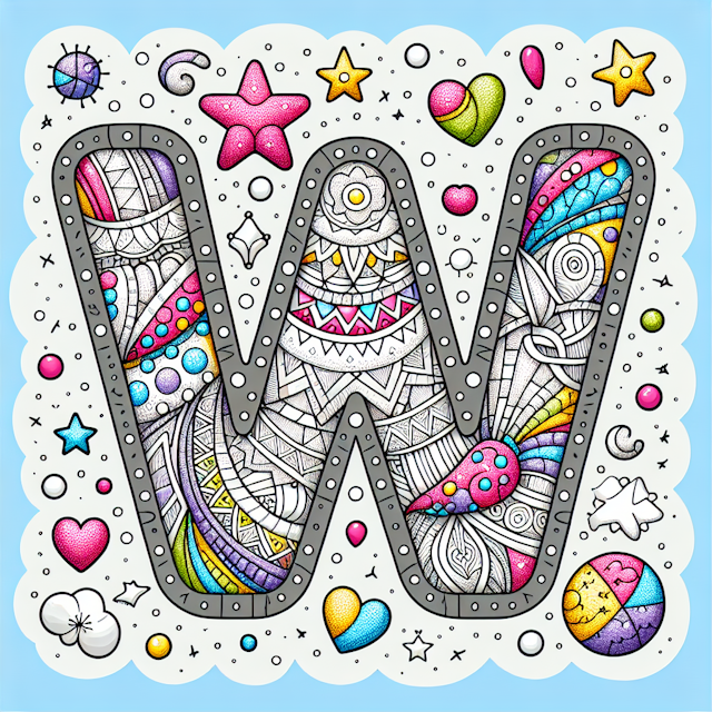 Magical W Adventures Coloring Page