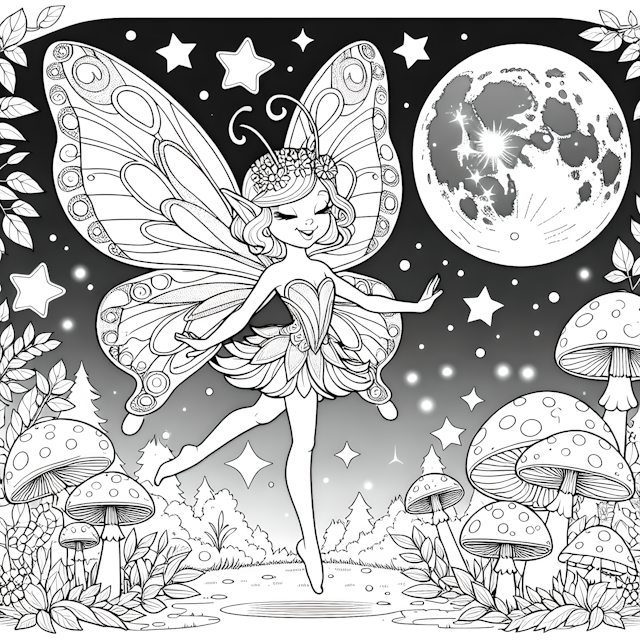 Moonlit Dance with Fairy Flutter