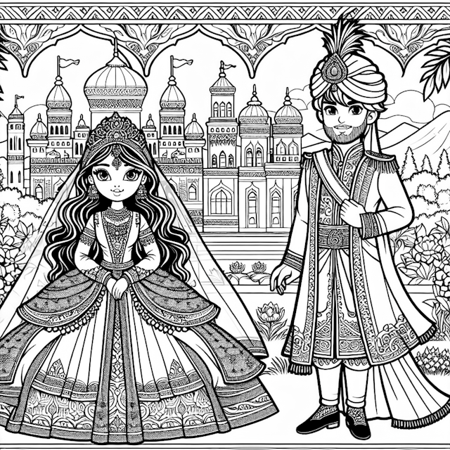 Royal Palace Adventure with Prince and Princess