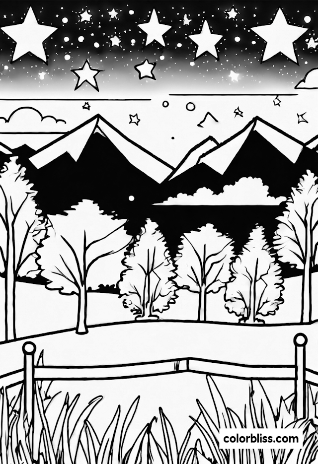 43 Star Coloring Pages | ColorBliss