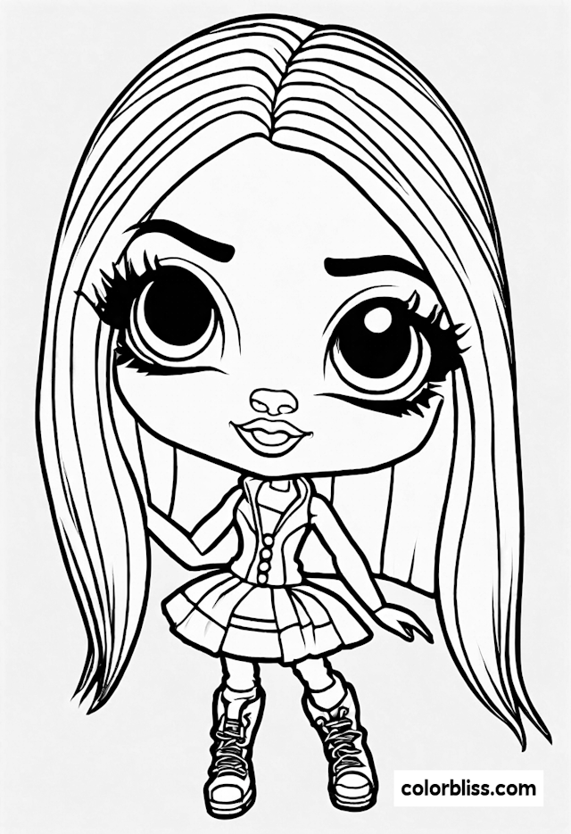 Fashion Doll Coloring Fun