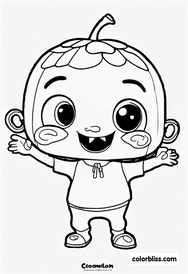 JJ from CoComelon: Fun Coloring Adventure Coloring Page | ColorBliss