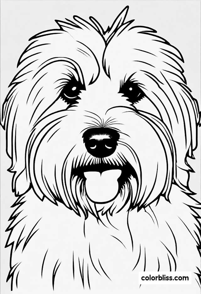 Adorable Puppy Coloring Page