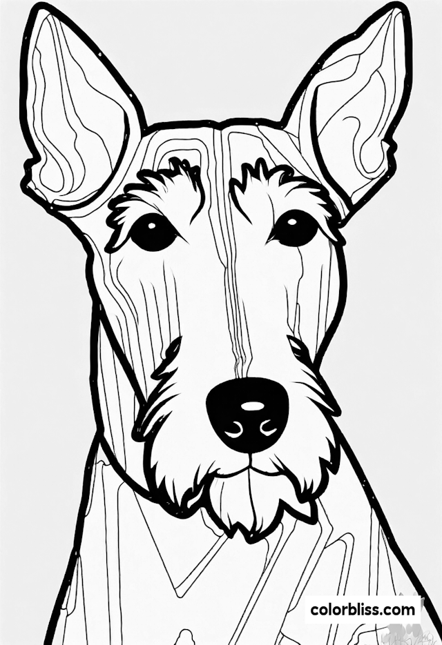 Scottish Terrier Coloring Fun