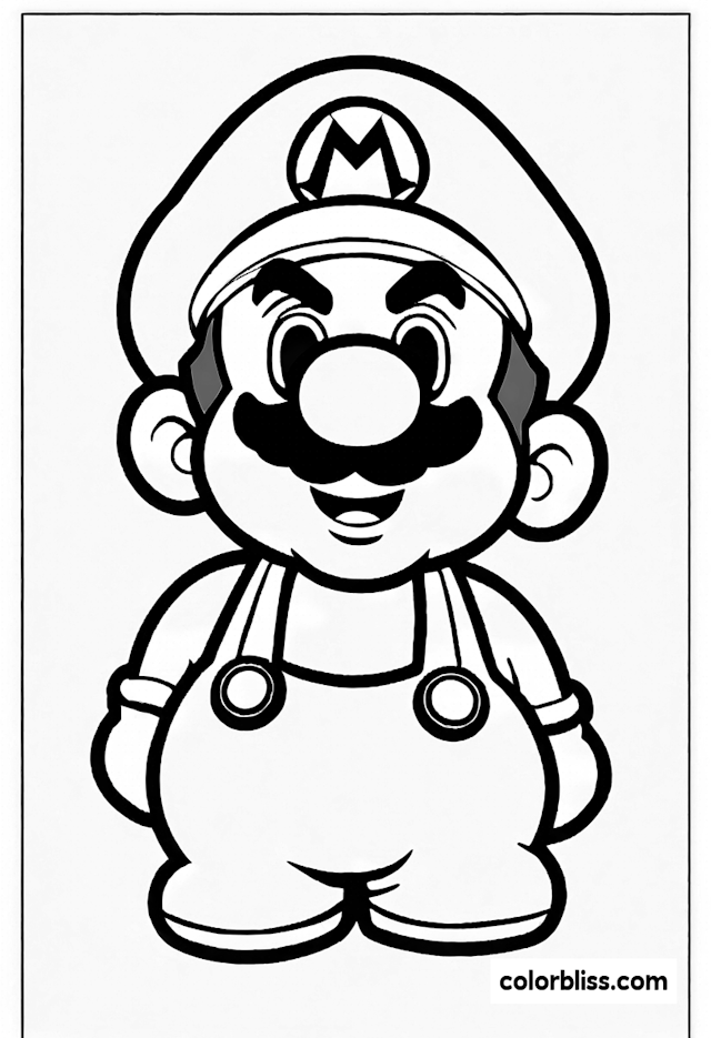 Mario the Plumber Coloring Fun