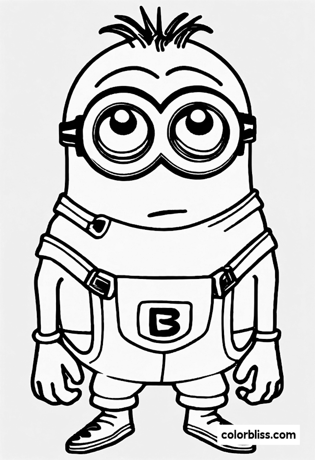 Bob the Minion Coloring Fun