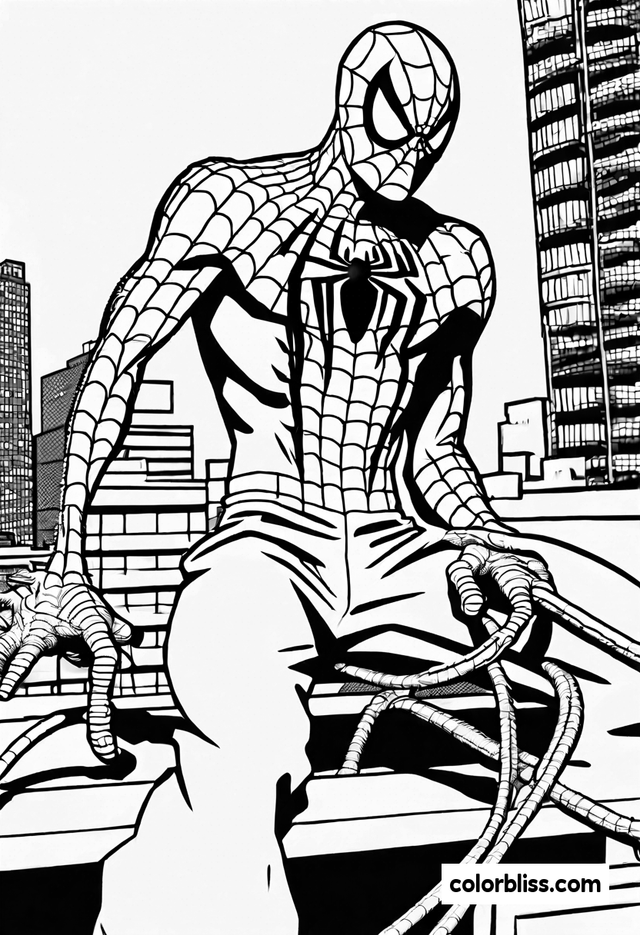 63 Spiderman Coloring Pages | ColorBliss