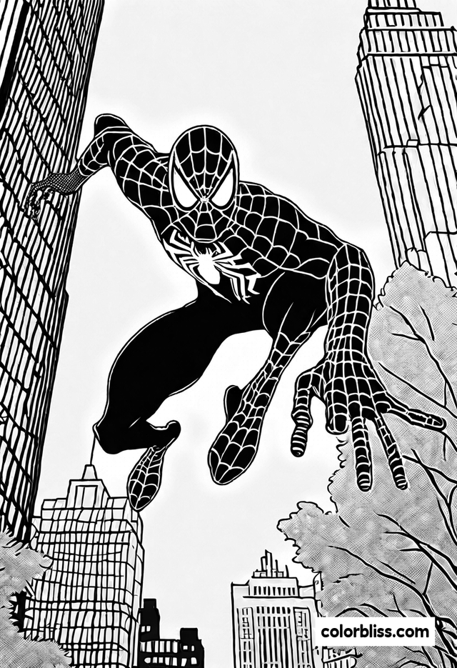 63 Spiderman Coloring Pages | ColorBliss