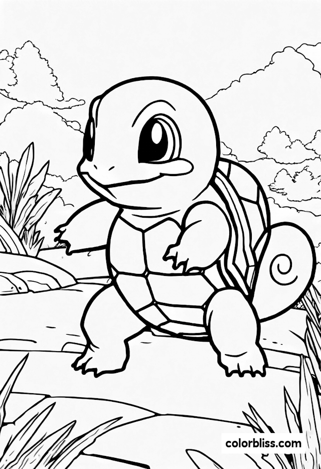 Squirtle’s Adventure in the Wild