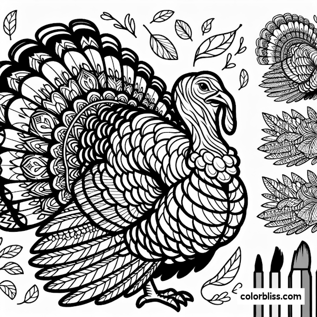 Thanksgiving Turkey Coloring Fun