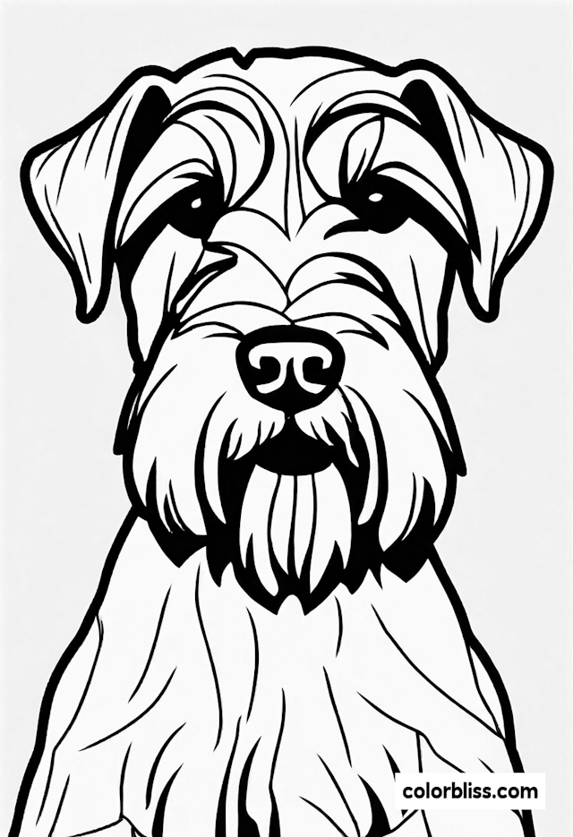 Dog Coloring Page Featuring Murphy