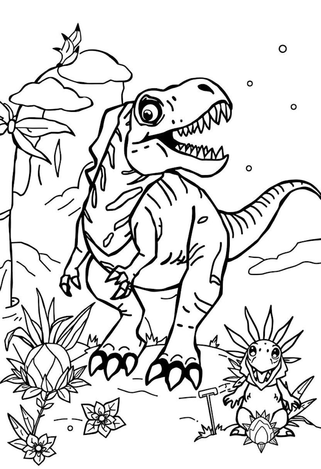 T-Rex and Friends in Prehistoric Land