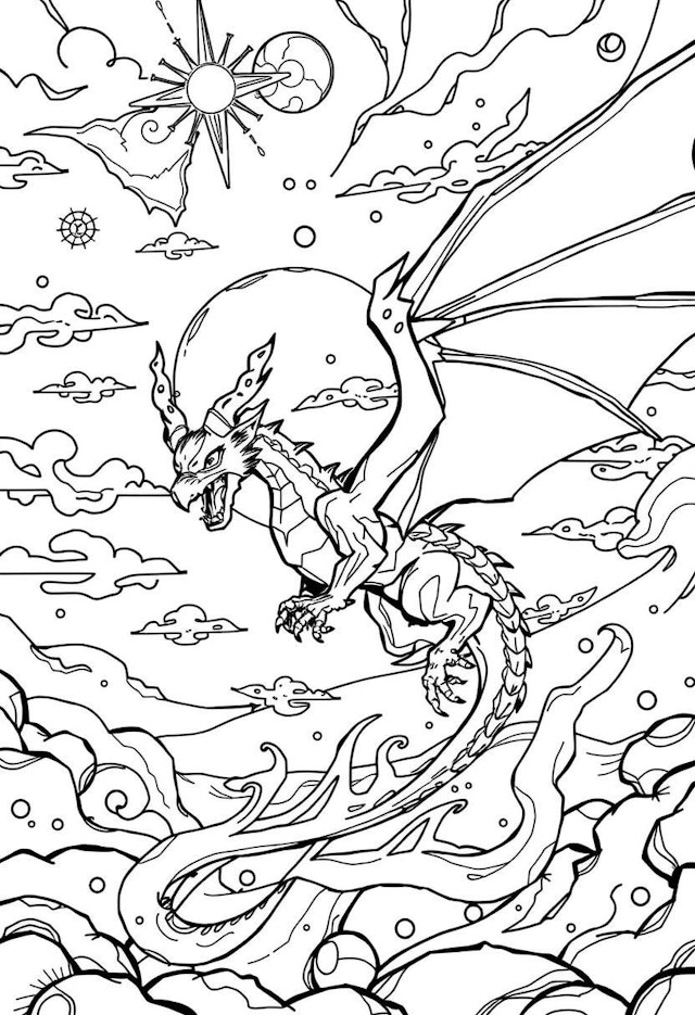 Dragon’s Cosmic Flight