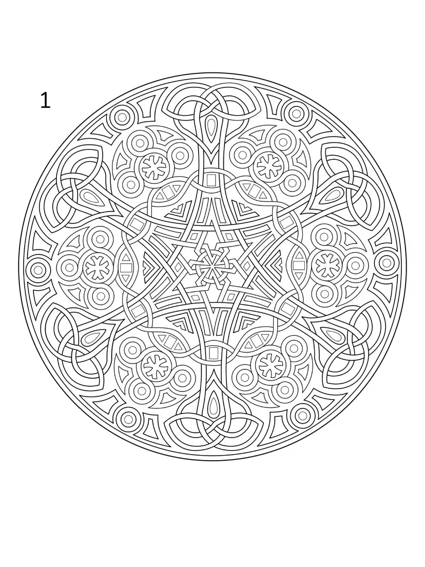 Generated coloring page