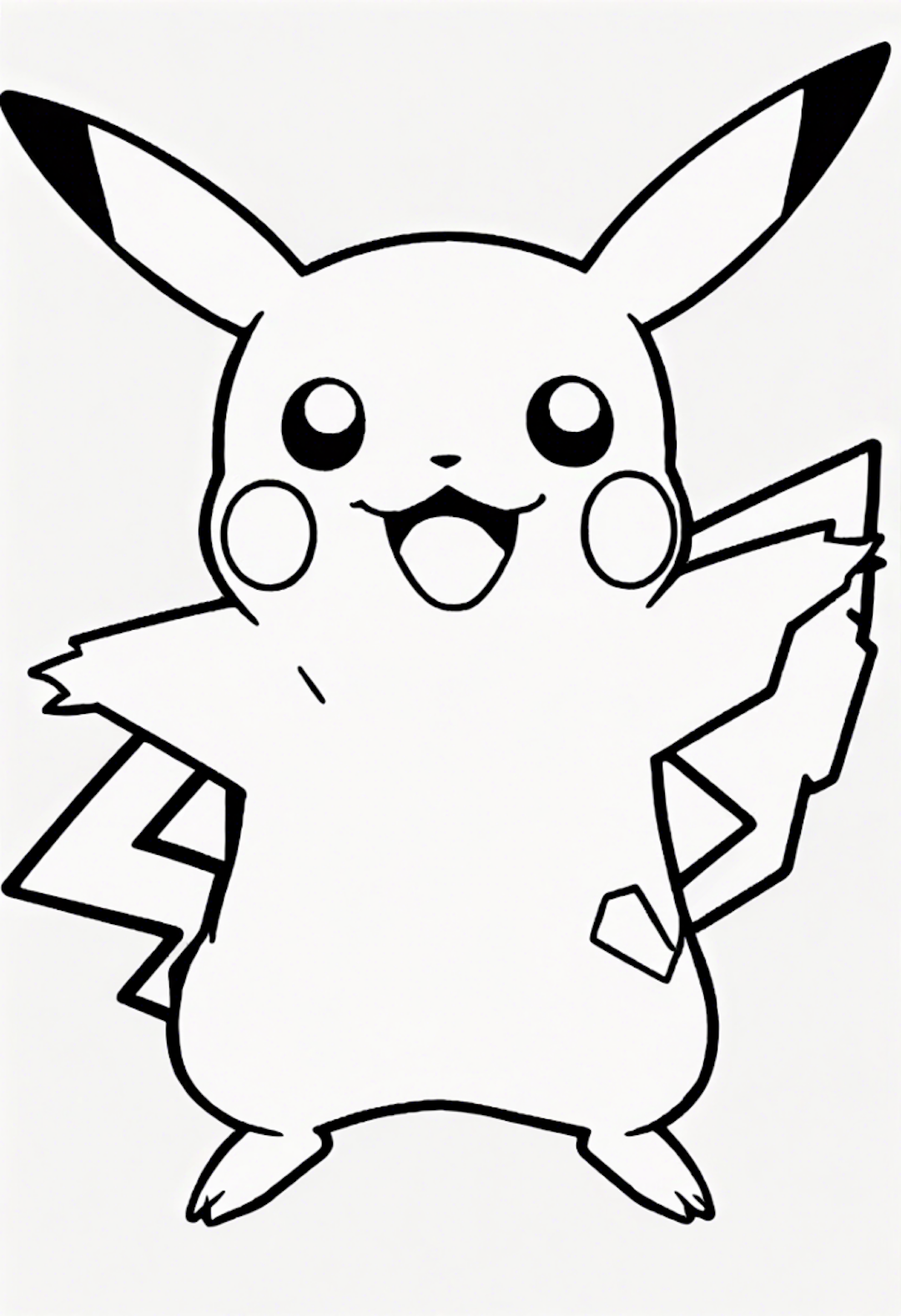 Pikachu Coloring Fun! coloring pages