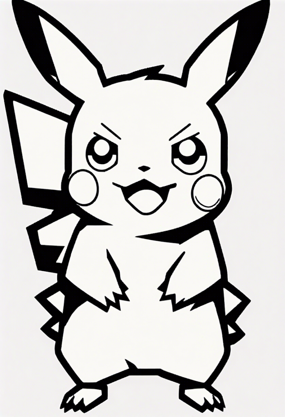 Pikachu Coloring Page coloring pages