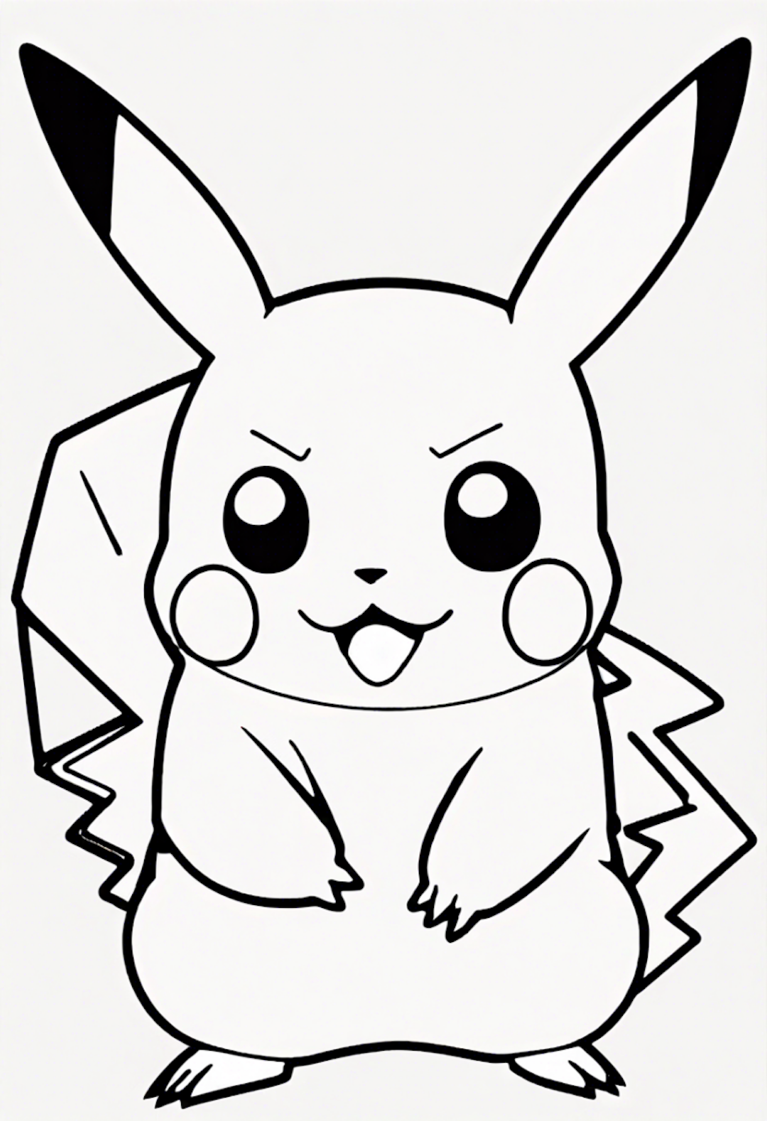 Pikachu’s Fun Coloring Adventure coloring pages