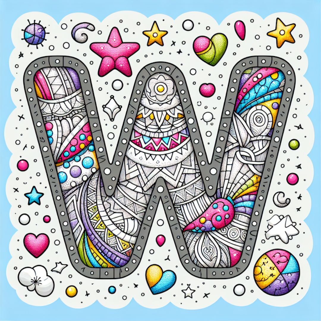Magical W Adventures Coloring Page coloring pages