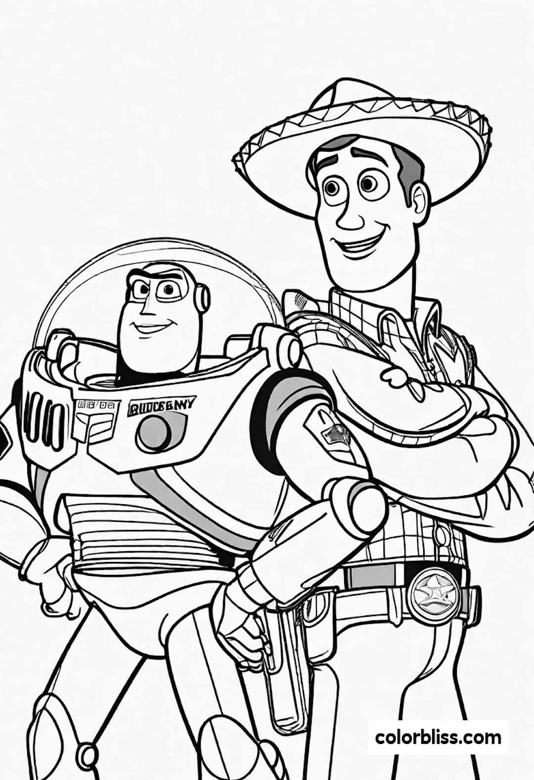 buzz lightyear coloring pages