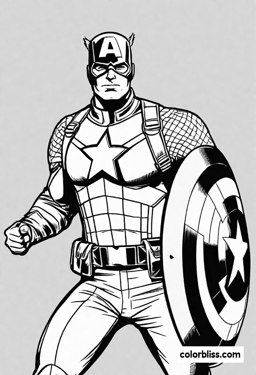 captain america coloring pages