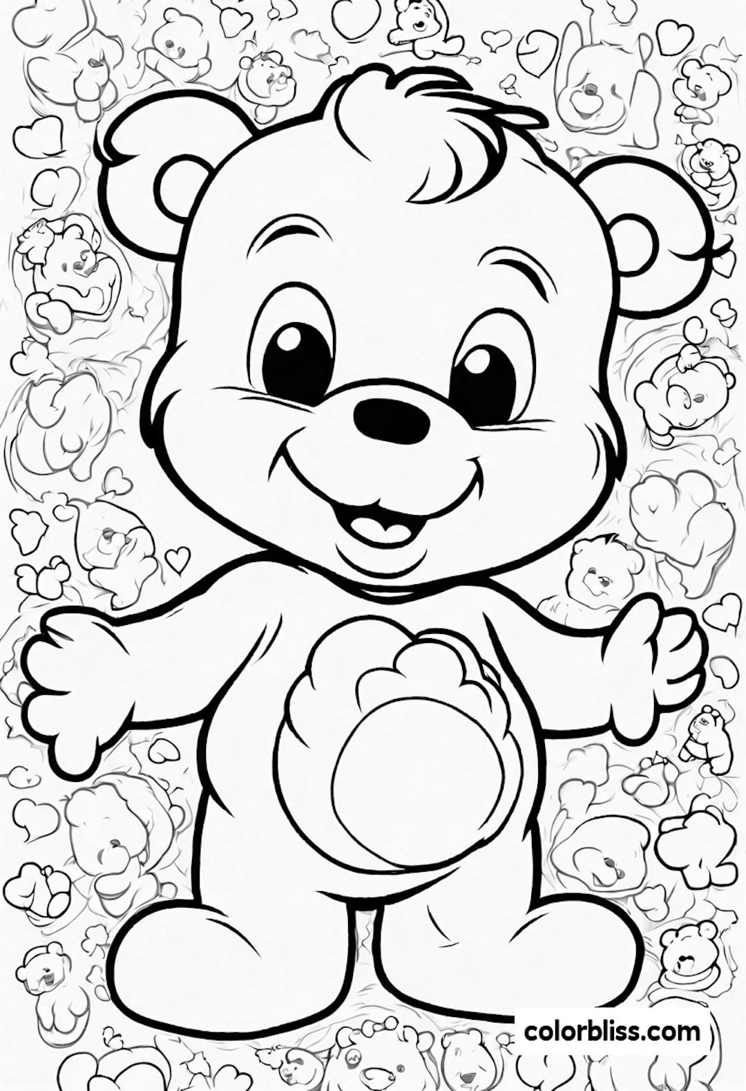 care bears coloring pages