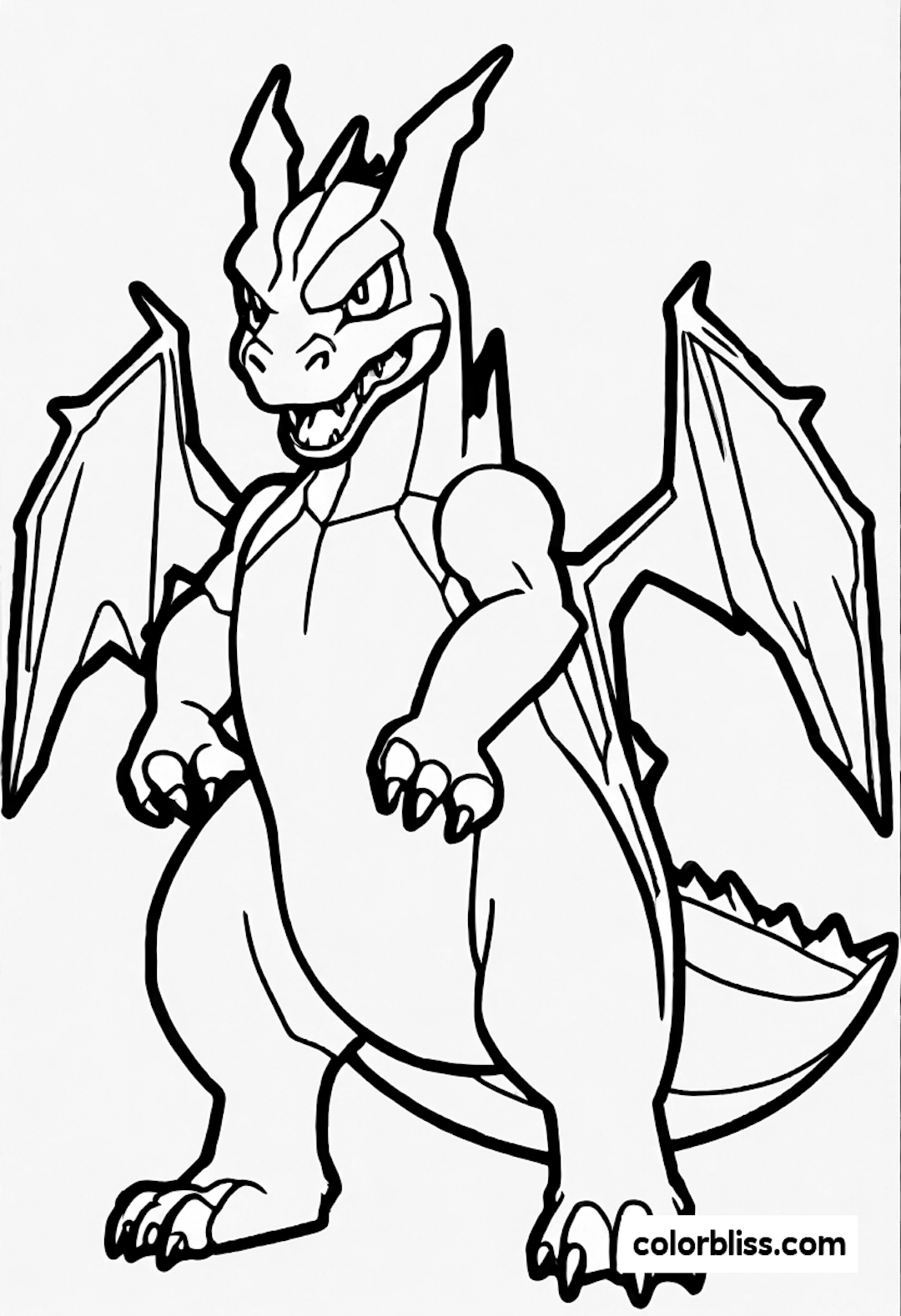 charizard coloring pages