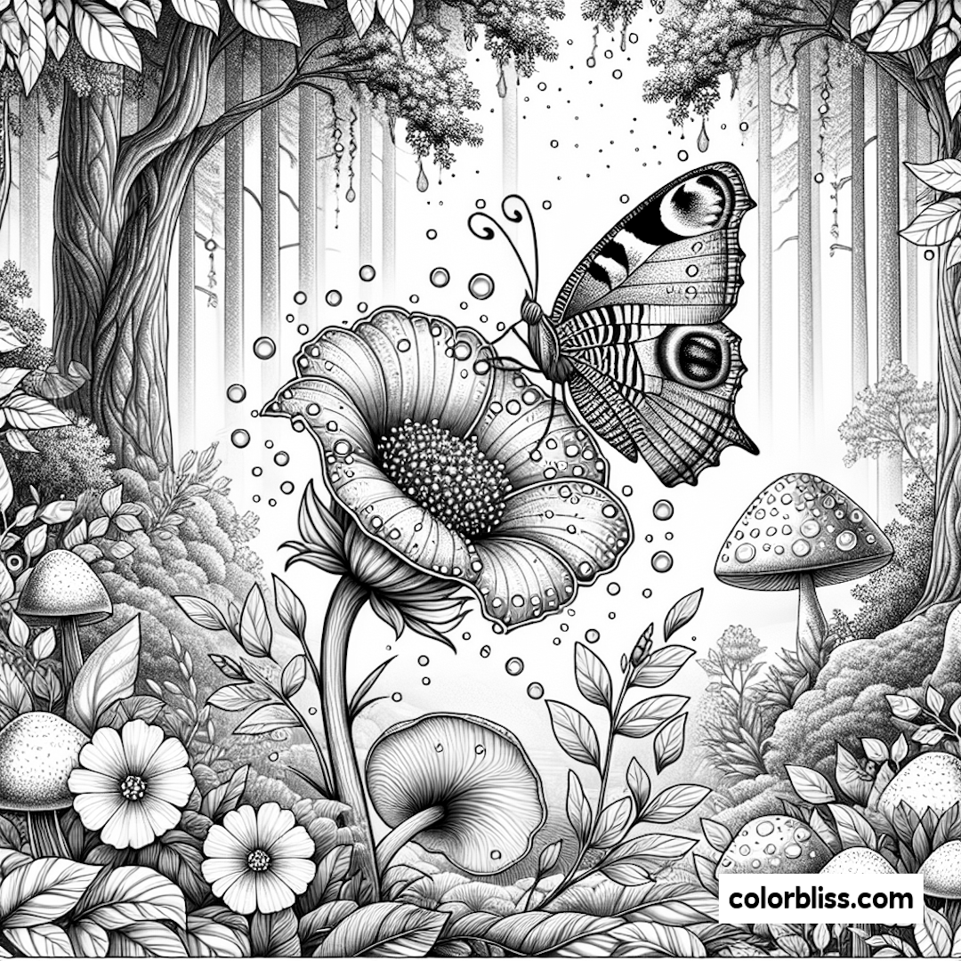 butterfly coloring pages