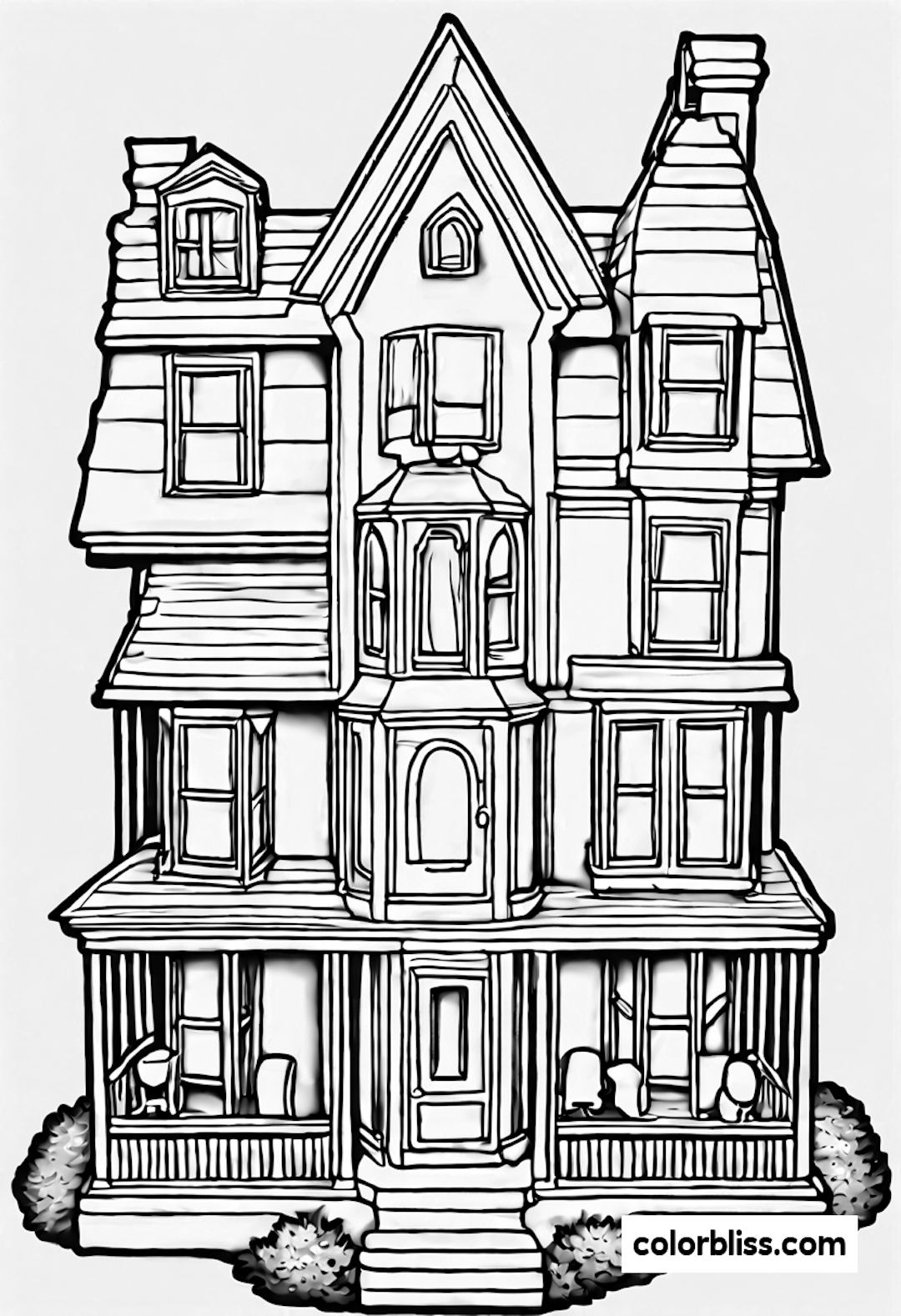 gabby's dollhouse coloring pages