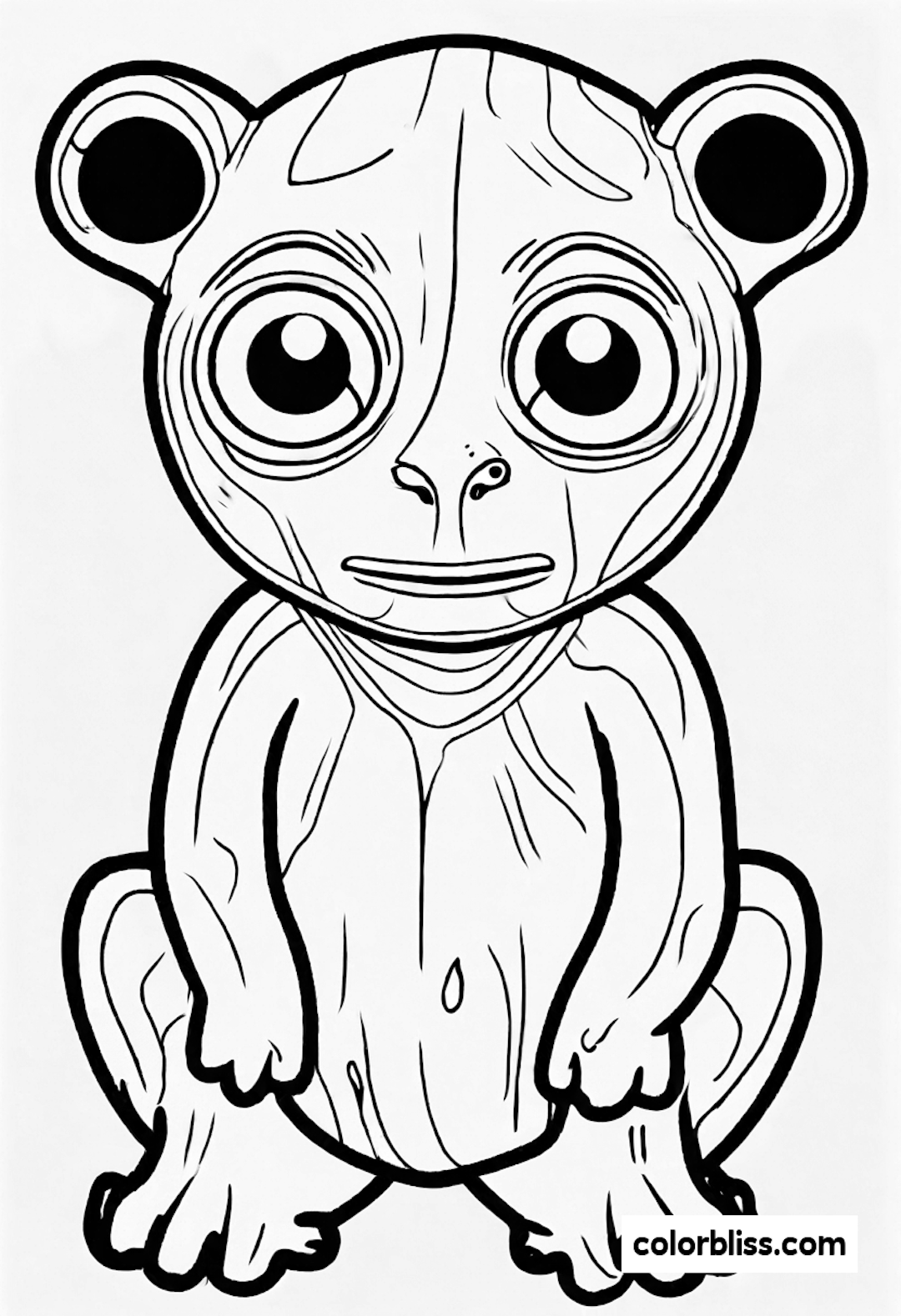 huggy wuggy coloring pages